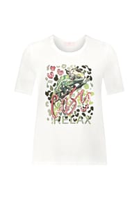 BETTY BARCLAY - Basic Shirt mit Aufdruck - Patch Cream/Green