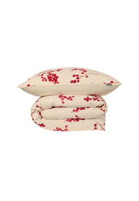 SCHIESSER - Bettwäscheset Rowan- Feinbiber - 2-teilig - Creme