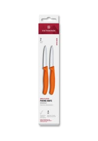 VICTORINOX Gemüsemesser-Set, 2-teilig - SWISS CLASSIC - ORANGE