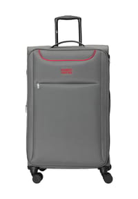 GLOBETROTTER - ESTE 4-Doppelrollen-Trolley, TSA-Schloss, Reißverschlussfach - BLACK