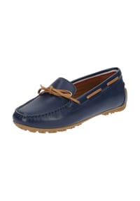 GEOX - Leder Mokassin - Beige/Braun