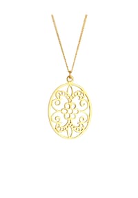 elli. - Halskette Elli Halskette Ornament Floral Flower Orientalisch 925 Silber - Gold