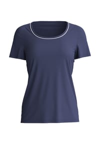 CALIDA - Damen Kurzarm-Shirt Favourites Xtra - peacoat blue