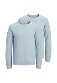 JACK & JONES - Pullover 2er Pack Hill - Schwarz