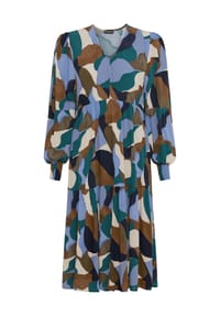 MANGUUN collection - Shirtkleid, 3/4-lang, für Damen - 1 RED PRINT