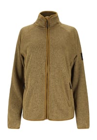 WHISTLER - Fleecejacke Wolven mit gebürsteter Innenseite - 1111 Black Melange