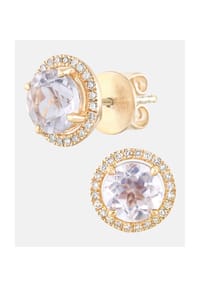 Diamant L'eternel - Ohrstecker, mit 0.15 ct Diamant, 375 Roségold - rose gold