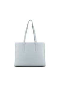 JOST Arva - Arva Schultertasche Leder 40 cm - misty blue