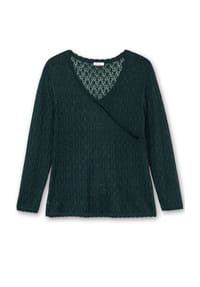 sheego - Ajourpullover - tiefblau