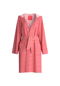 CALIDA - Schlafanzüge LOUNGE STRIPE , Bindegürtel, für Damen - 905 TIMELESS TAUPE
