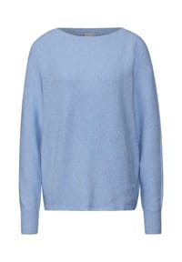 Street One - Pullover , Rippbündchen, für Damen - 17150 BLUE MEL.