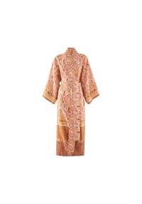 bassetti - Kimono NAIROBI aus hochwertigem Baumwollsatin - ROT