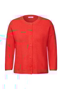 CECIL - Strickjacke, 3/4-Arm, für Damen - 16447 JUICY ORANG