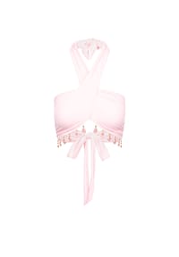 MODA MINX - Bikini-Top Hera mit tollen Schmuck-Elementen - pink