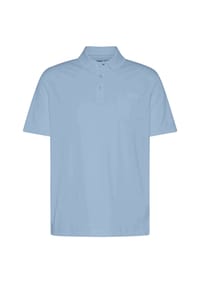 bugatti - HERREN POLO 1/2 ARM, 320 HELLBLAU, L - 040 BEIGE