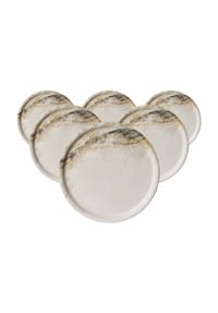Ritzenhoff & Breker Gourmetplatten Arezzo ø 30 cm 6er Set braun - AREZZO - braun