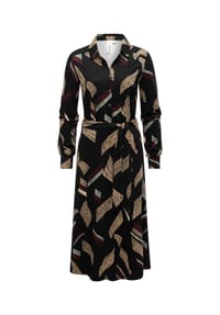 ragwear™ - Blusenkleid Plantee Print - Black