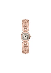 FOSSIL Harlow - Fossil Damenuhr Harlow Mini, zwei Zeiger, roségoldfarbenes Edelstahlgehäuse, ES5484 - Roségold
