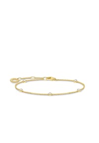 Thomas Sabo - CHARM CLUB Armband weiße Steine gold - gelbgoldfarben