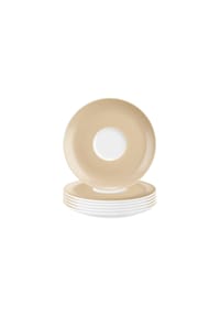 Seltmann Weiden Kombiuntertassen Liberty Pure Colors ø 16 cm 6er Set - LIBERTY PURE COLORS - beige