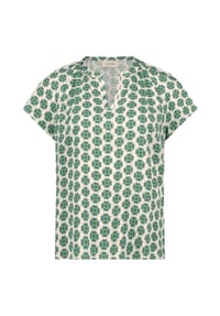 CARTOON - Blusenshirt mit Rüschen - Green/Blue