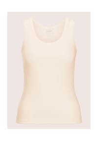 MADELEINE - Ärmelloses Rippen-Top - blutorange