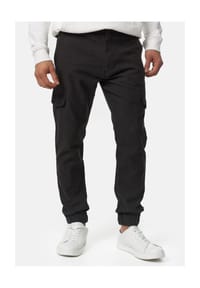 INDICODE - Leinenhose Booth - Black