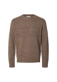 SELECTED - Pullover Neil, Wollanteil, für Herren - beige-meliert