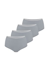 sloggi - High Waist Panty 4er Pack GO Sense - Chrome