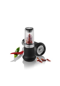GEFU® - Chilischneider "X-Plosion", Präzision, luftdicht - schwarz/transparent