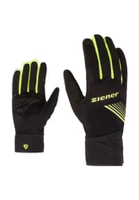 ziener - Fingerhandschuhe "Diritch Touch", atmungsaktiv, Reflektoren, für Herren - 12737 BLACK-POISON