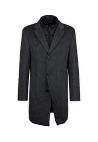 DIGEL - Modern Fit Paletot Deus in Graphit - Graphit