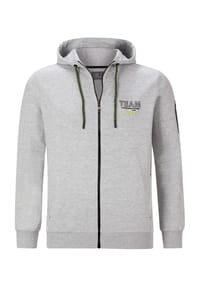 JAN VANDERSTORM - Sweatjacke ODGRIM - silbergrau