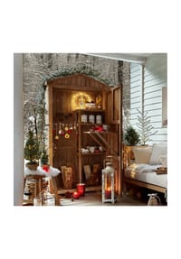 LOBERON - Gartenschrank Tomte antikbraun - 