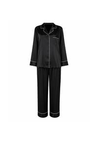 less is a'mor - Pyjama-Set Maia aus 100 % Seide - schwarz