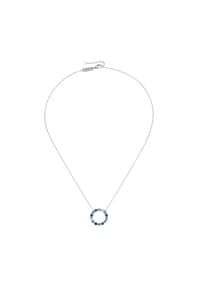 GIORGIO MARTELLO MILANO - Collier mit Spinellen und Kristallsteinen, Silber 925 - blau