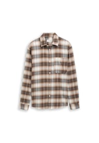 DENIM TOM TAILOR - Freizeithemd, Langarm, Kent-Kragen, für Herren - 41177 WHIT BROWN