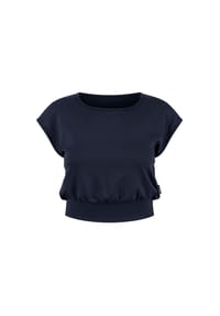 SMILODOX - Crop Top Jorina - Anthrazit