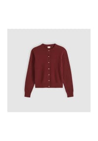 Levi's® - Strickjacke Super Cardi, Rippbündchen, für Damen - 03 ROT