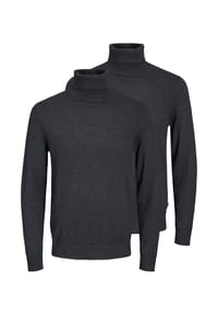 JACK & JONES - Pullover 2er Pack Emil Knit - Schwarz