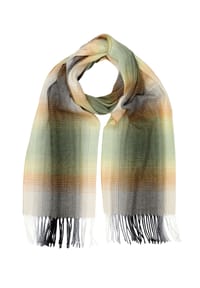 collezione alessandro® - Winterschal Manchester in modischer Farbkombi, Made in Italy - braun