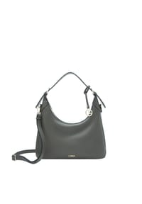 L.CREDI PETRONIA - Schultertasche, Kunstleder, Reißverschluss, für Damen - DARK TAUPE