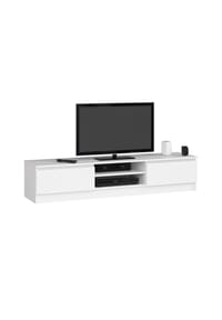 Akord - TV-Lowboard K160 mit 2 Türen und 4 Einlegeböden - artisan-eiche