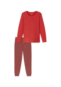 SCHIESSER - Comfort Nightwear Schlafanzug, Rundhals, für Damen - 512 BEERE