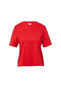 s.Oliver - T-Shirt, cropped, Damen - 0100  WHITE