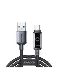 COFI - Joyroom S-A55 StarFlight 66W USB-A auf USB-C Kabel 1,2 m schwarz - Schwarz 120 cm