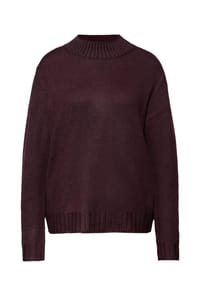 Street One - Pullover, Stehkragen, für Damen - 16069 MOCHA