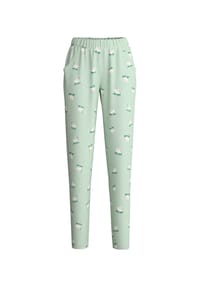 CALIDA - Damen Pants mit Seitentaschen Favourites Cats - light aqua