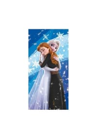 Disney - Frozen Badehandtuch – Farbenfrohes & saugfähiges Strandtuch 70x140 cm - Blau 70 x 140cm