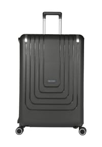 eminent VERTICA 2.0 - 4-Doppelrollen-Trolley, Hartschale, Kreuzspanngurte, TSA-Zahlenschloss - BLAU